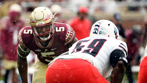 Florida State edge defender Jared Verse
